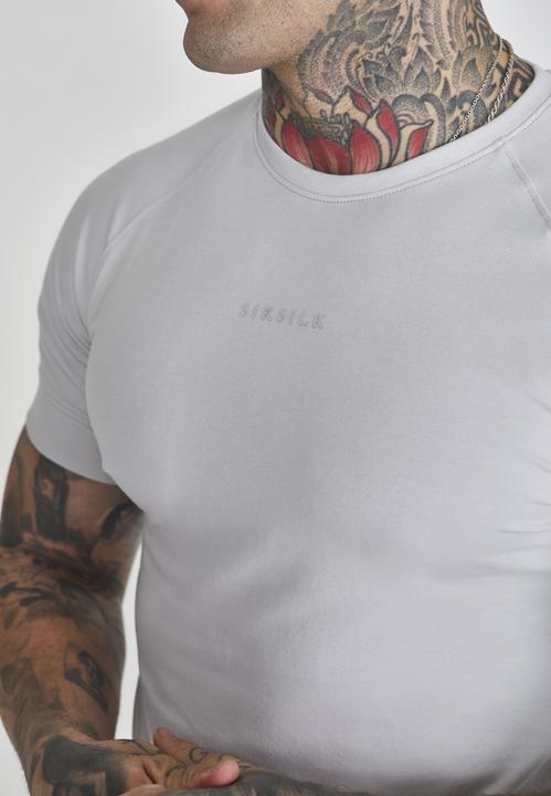 Actual product image Siksilk Smart T-Shirt in Light Grey (M)