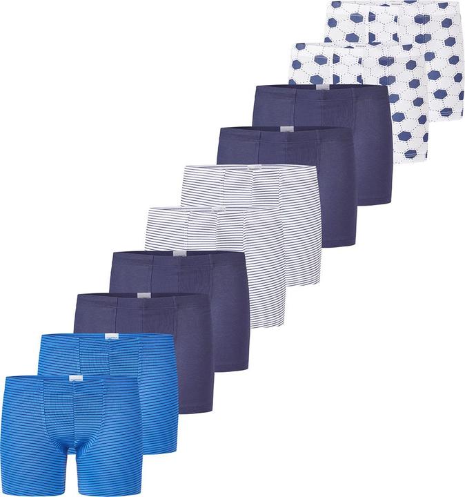 Actual product image Schiesser Pack of 10 Kids Boys 95/5 Organic Cotton Shorts / Pants (98, pack of 10)