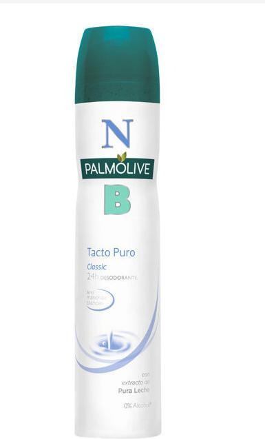 Actual product image Palmolive N B Tacto Puro Classic Deodorant Spray 200ml (Spray, 200 ml)
