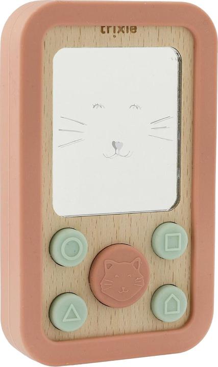 Image du produit Trixie Baby Téléphone bébé en bois & silicone Chat (MQ3) (Vidéo et audio)
