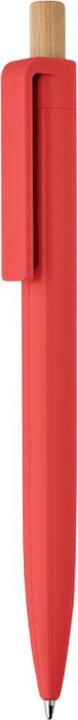 Actual product image MidOcean Penu Bamboo Details Ballpoint Pen (Red)