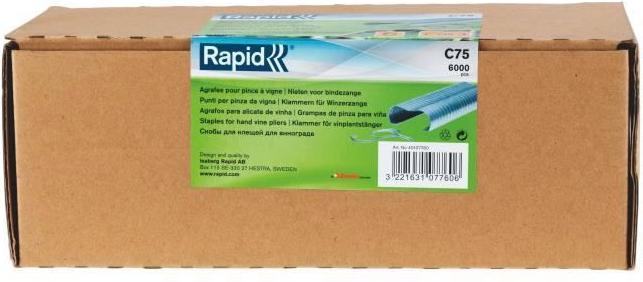 Produktbild Rapid C75 Ringklammern Stahl 6.000 Stück (6000 x)