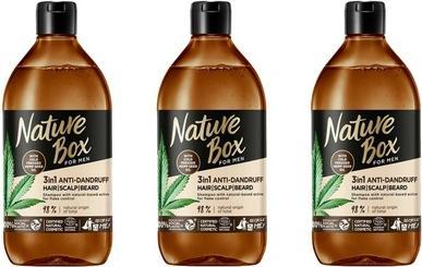 Produktbild Nature Box 3in1 Anti-Schuppen (385 ml, Flüssiges Shampoo)