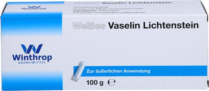 Produktbild Zentiva Winthrop weisses Vaselin Lichtenstein Salbe, 100 g Salbe (Körpercreme)