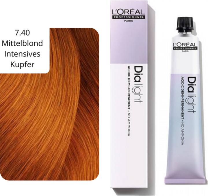 Produktbild L'Oréal Professionnel Dia Light (4.60 Mittelbraun intensives rot)