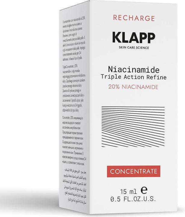 Produktbild Klapp Niacinamide Triple Action Refine 20% Niacinamide Concentrate (15 ml)