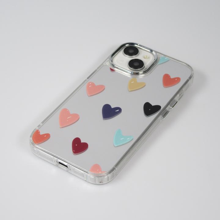Immagine prodotto PhoneLook Cover in silicone Many Hearts con effetto specchio (Apple iPhone 14)