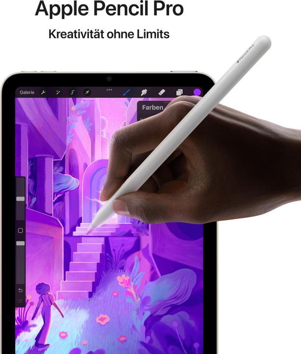 Produktbild Apple iPad mini (2024) (5G, 8.30", 512 GB, Starlight)