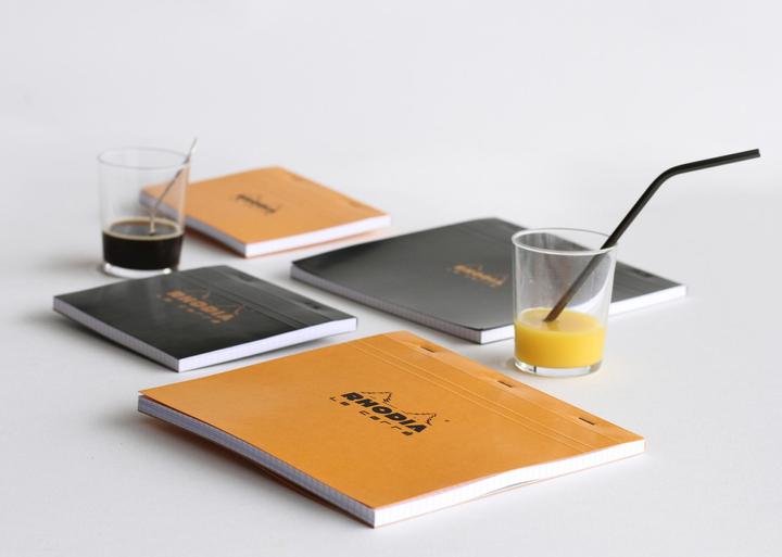 Image du produit Rhodia Blocs agrafés 80 g Basics (A1, Quadrillé, Couverture souple)