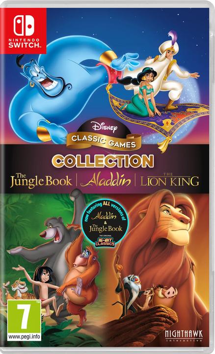 Actual product image Liquidbit Disney Classic Games Collection: Jungle Book, Aladdin, Lion King (Switch, DE)