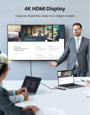 Image du produit Ugreen 9 in 1 Hub (USB-C, 9 Ports)