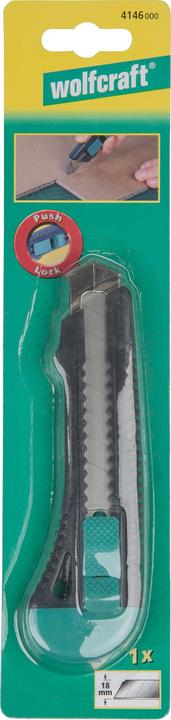 Actual product image wolfcraft Standard Snap-Off Blade Knife 18 mm (Cutters)