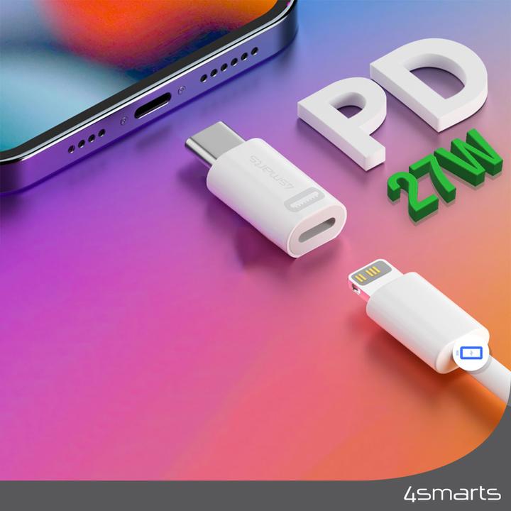 Produktbild 4smarts Lightning – USB Typ C (0.01 m, USB 2.0)