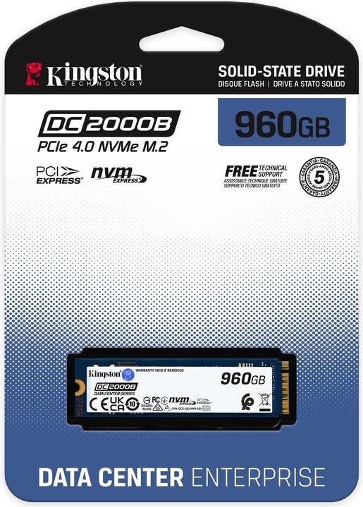 Immagine prodotto Kingston DC2000B (960 GB, M.2 2280)