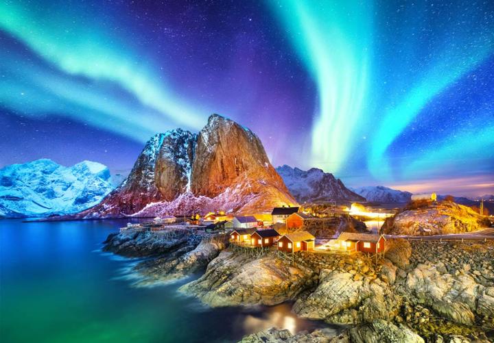 Produktbild D-Toys Puzzle 1000 pieces - Aurora Borealis, Norway (1000 Teile)