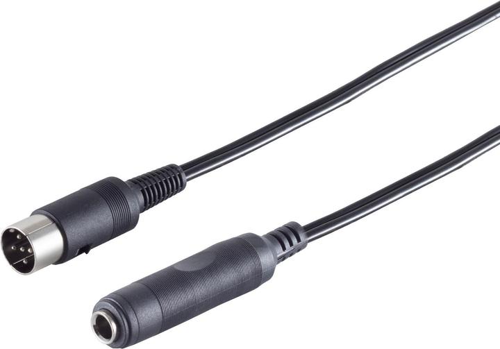 Actual product image Shiverpeaks S/CONN maximum connectivity diode cable DIN jack cube plug 5-pin to jack coupling 3-pin 6 (0.20 m)