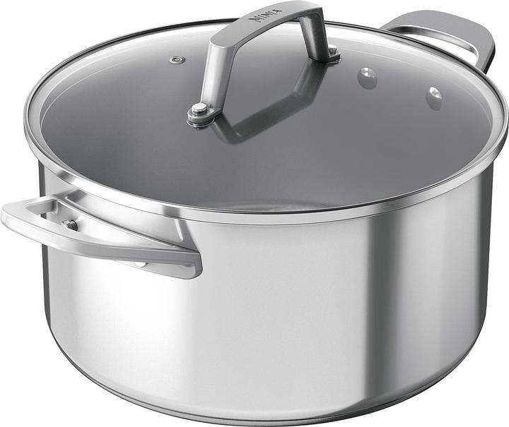 Actual product image Ninja NIA roasting pan 20cm stainless steel (20 cm, Casserole + Stewpot, Stainless steel)