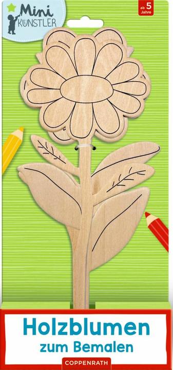 Image du produit Fleurs en bois à peindre