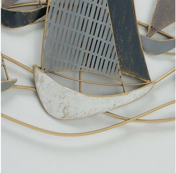 Actual product image Boltze Home Wall decoration Hanse 109 x 69 cm, iron (109 x 6 x 69 cm)