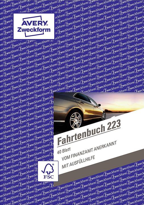Image du produit Avery Carnet de route (A5, Quadrillé, Couverture souple)