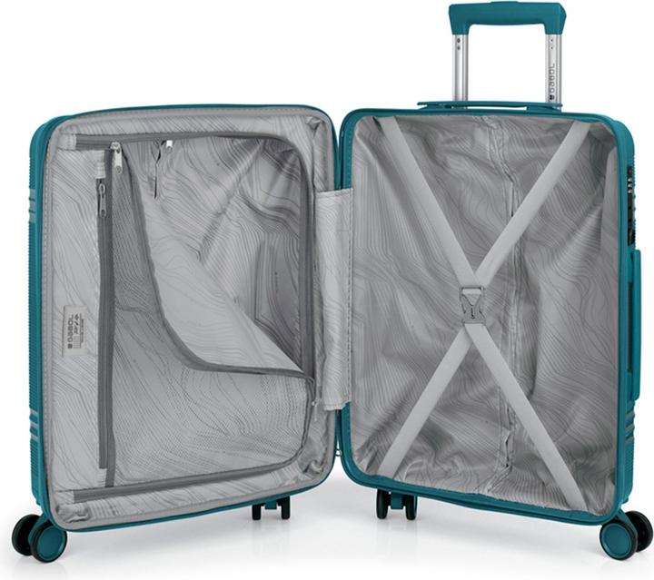 Immagine prodotto Gabol Set di valigie Saori a 4 ruote 3 pezzi con piega elastica (220 l, XL (da 115l))