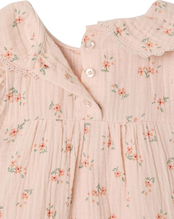Produktbild Vertbaudet Mädchen Baby Kleid mit Bubikragen (74)