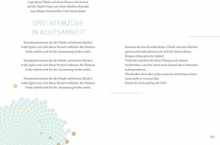 Immagine prodotto Achtsam in drei Atemzügen (Tedesco, Doris Rivestimento, 2019)