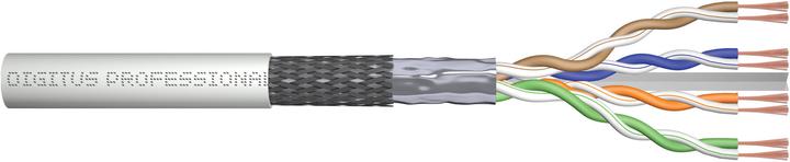 Digitus CAT 6 SF-UTP Roh-Patchkabel Lange 100 m Box AWG 26/7 LSZH Simplex Farbe Grau (S/UTP, CAT6, 100 m)