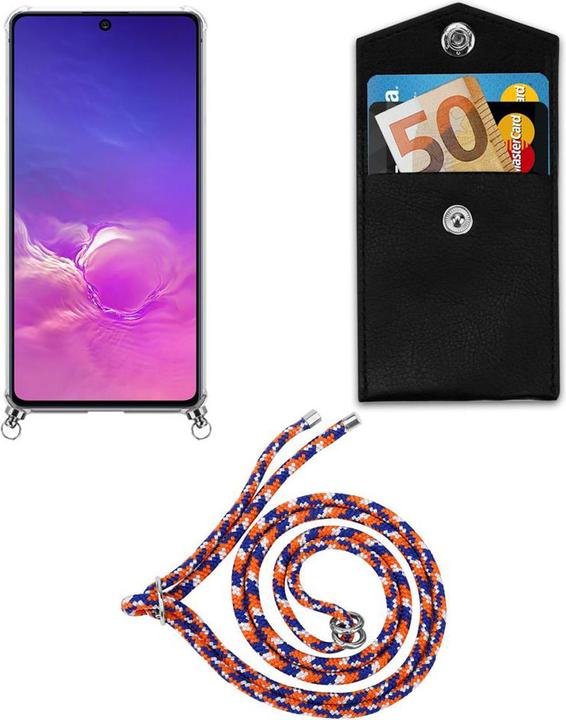 Produktbild Cadorabo TPU Handy Kette SILBER Cover