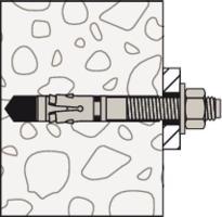 Produktbild Fischer Ankerbolzen R 88561 FAZ II 12/ 20K Stahl galvanisch verzinkt galvanisch verzinkt (25 Stk.)