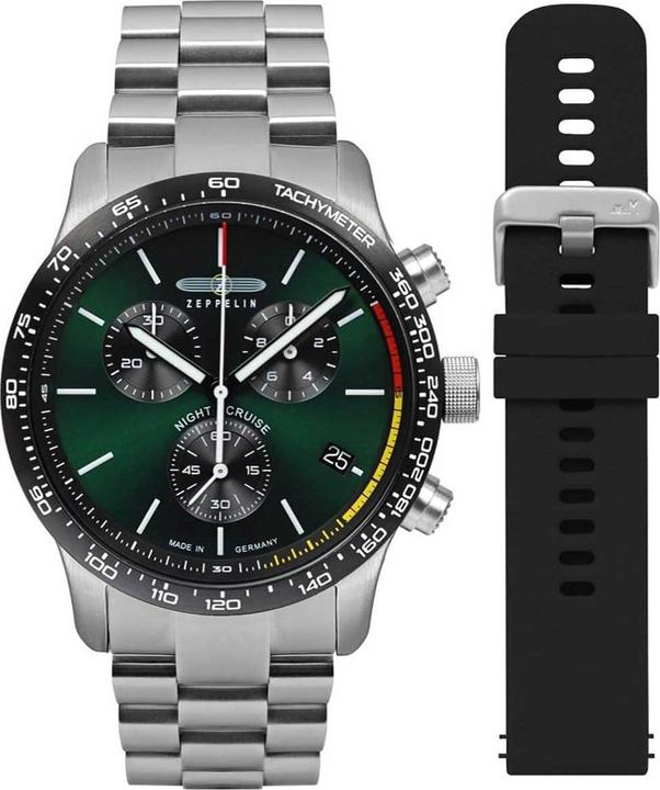 Produktbild Zeppelin Uhr Night Cruise 7288M4 SET Quarzuhr (Chronograph)