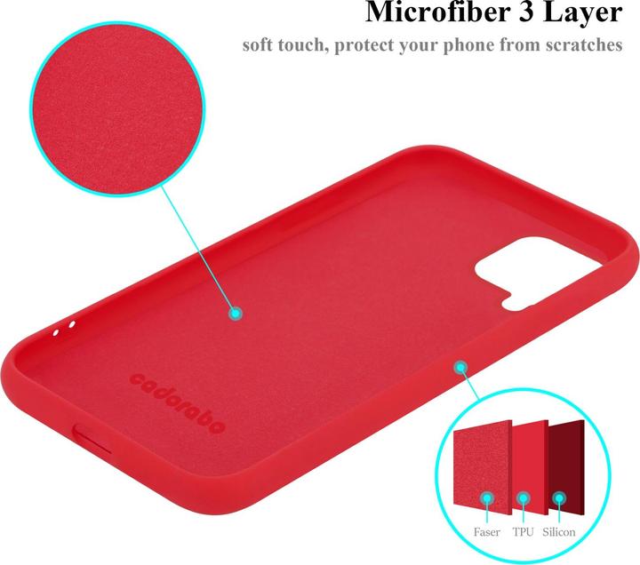 Actual product image Cadorabo TPU Liquid Silicone Case Cover (Samsung Galaxy M22, Samsung Galaxy A22, Samsung Galaxy A32)