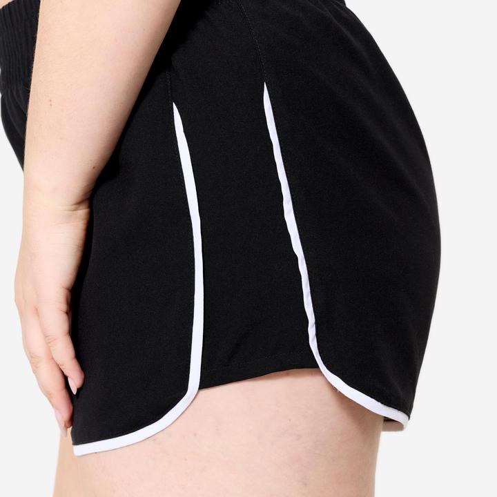 Produktbild Domyos Shorts kurz leicht - schwarz/weiss (XS)