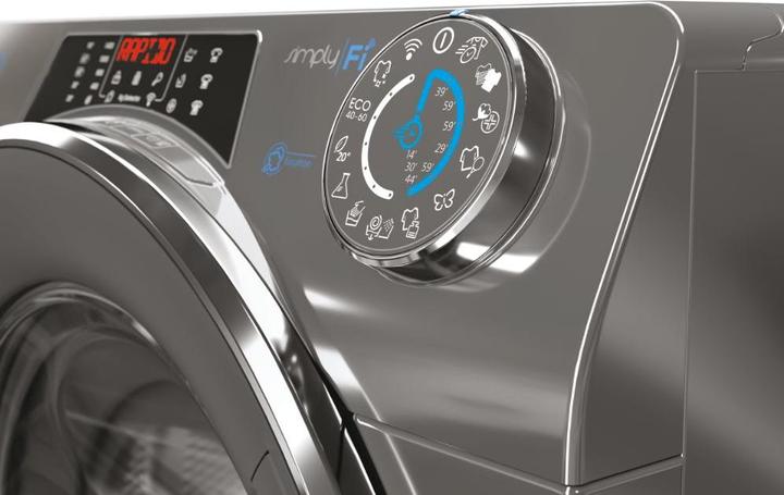 Immagine prodotto Candy RO41276DWMCRE-S Lavatrice, A, Caricamento frontale, Profondità 45 cm, 7 kg, Grigio (7 kg, A sinistra)