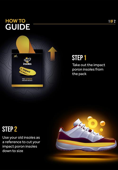 Actual product image CREP Protect Insoles Impact