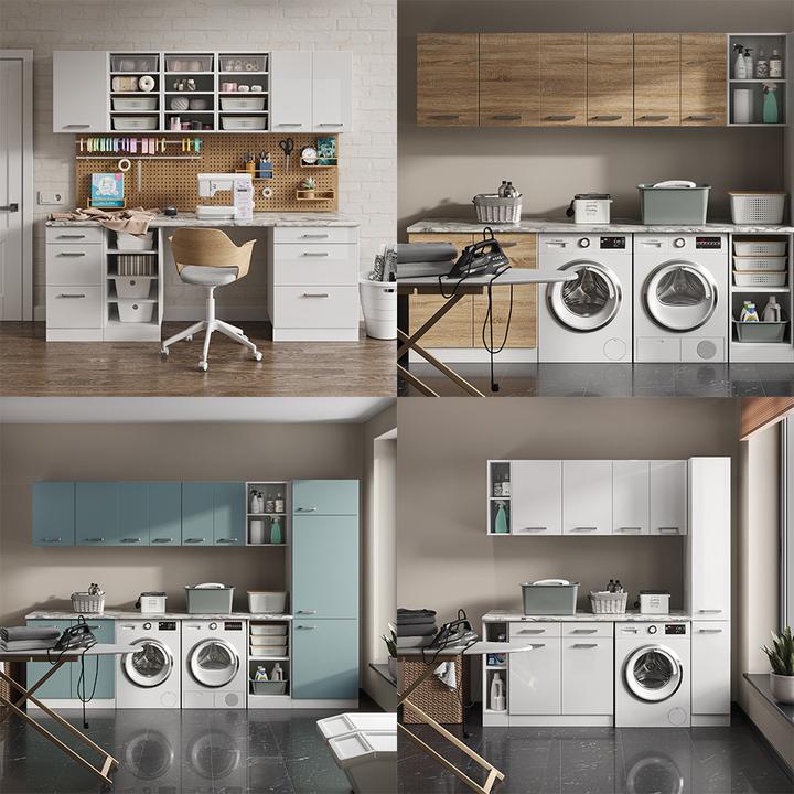 Immagine prodotto Vicco Eckschrank für Haushaltsgegenstände R-Line (75,5 x 46 x 81,5 cm)
