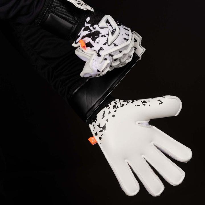 Produktbild Catch & Keep Fussballhandschuhe Kralle Splash Gr. 5 Weiss Torwart Keeper Goalie Handschuhe (5)