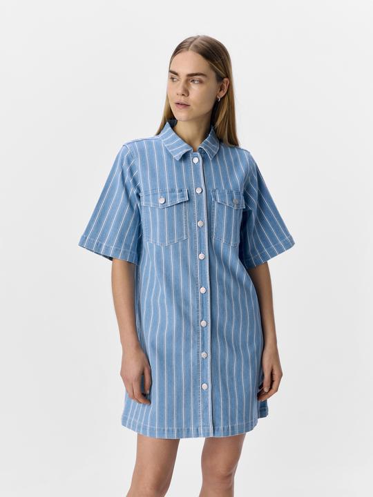 Produktbild Object Streifen Jeanskleid (XL)