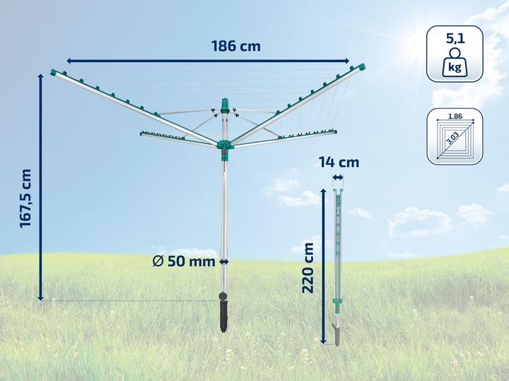 Actual product image Leifheit Laundry umbrella (40 m)