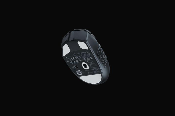Immagine prodotto Razer Naga V2 HyperSpeed per i giochi, 2,4 GHz, Bluetooth, senza fili, nero (Senza fili)
