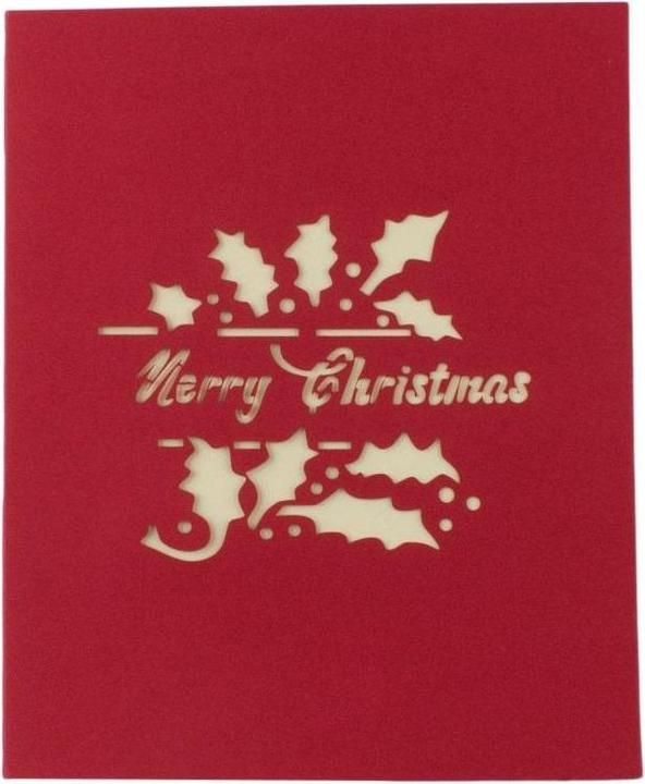 Actual product image JTI Handmade pop-up Christmas card - No. 9 (1 pcs.)