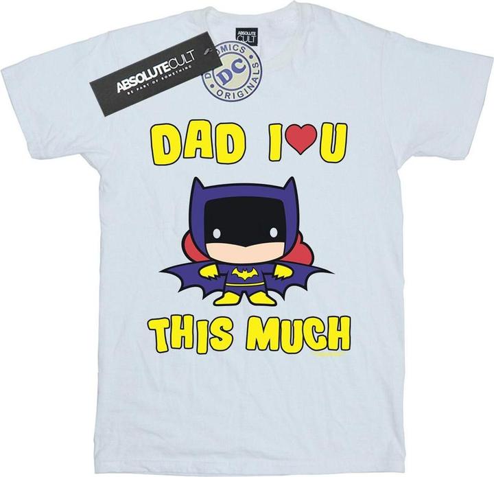 Immagine prodotto Batman Dad I Love You This Much Maglietta Ragazze (140, 146)