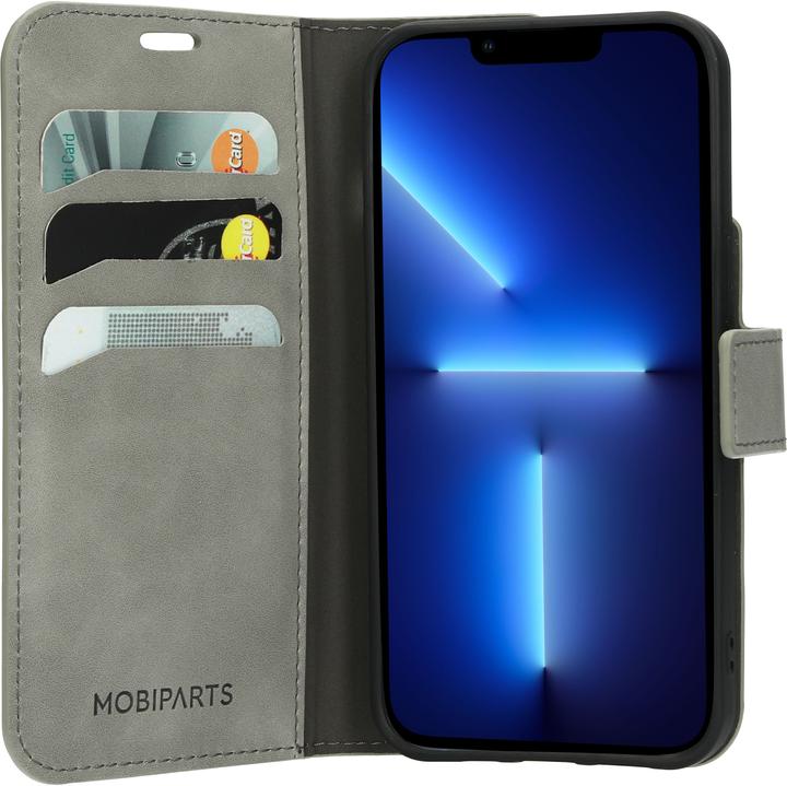 Immagine prodotto Mobiparts Classic Wallet Case Apple iPhone 13 Pro Granite Grey (Apple iPhone 13 Pro)