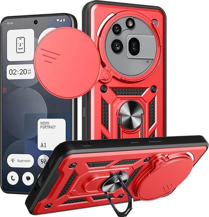 Actual product image Cover-Discount Nothing Phone (3a) Pro - Armor Case mit Kickstand (Nothing Phone (3a) Pro)