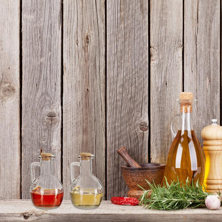 Actual product image Relaxdays Oil & Vinegar Dispenser, Set of 2 (180 ml)