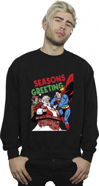 Immagine prodotto Superman Santa Comic Felpa Uomo (L)