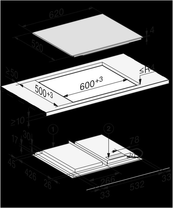 Produktbild Miele KM 7667 FL 11153610