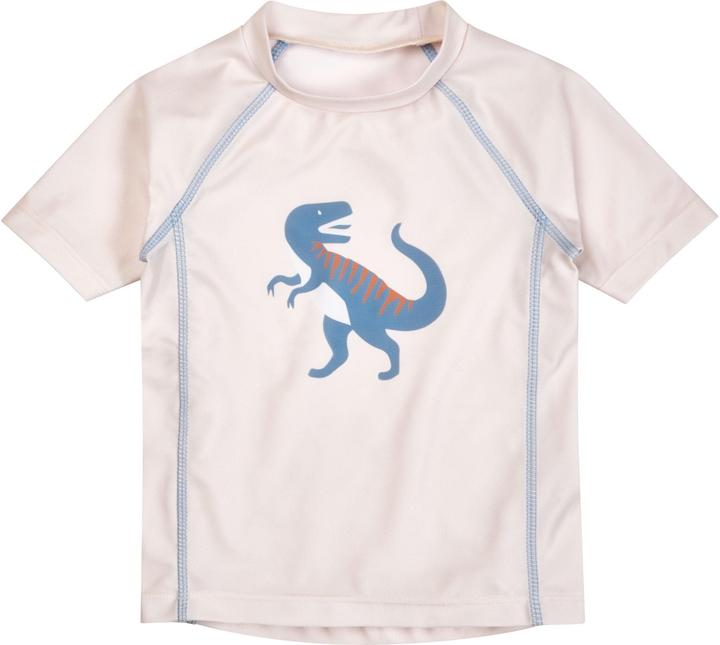 Playshoes T-shirt UV manches courtes Dino Ecru T. 110/116 (110)