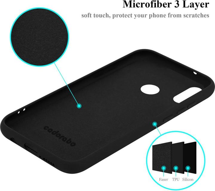 Actual product image Cadorabo TPU Liquid Silicone Case Cover (Huawei Nova 3E)