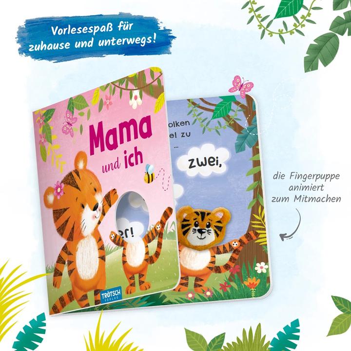 Actual product image Finger puppet book Mum and me (German)